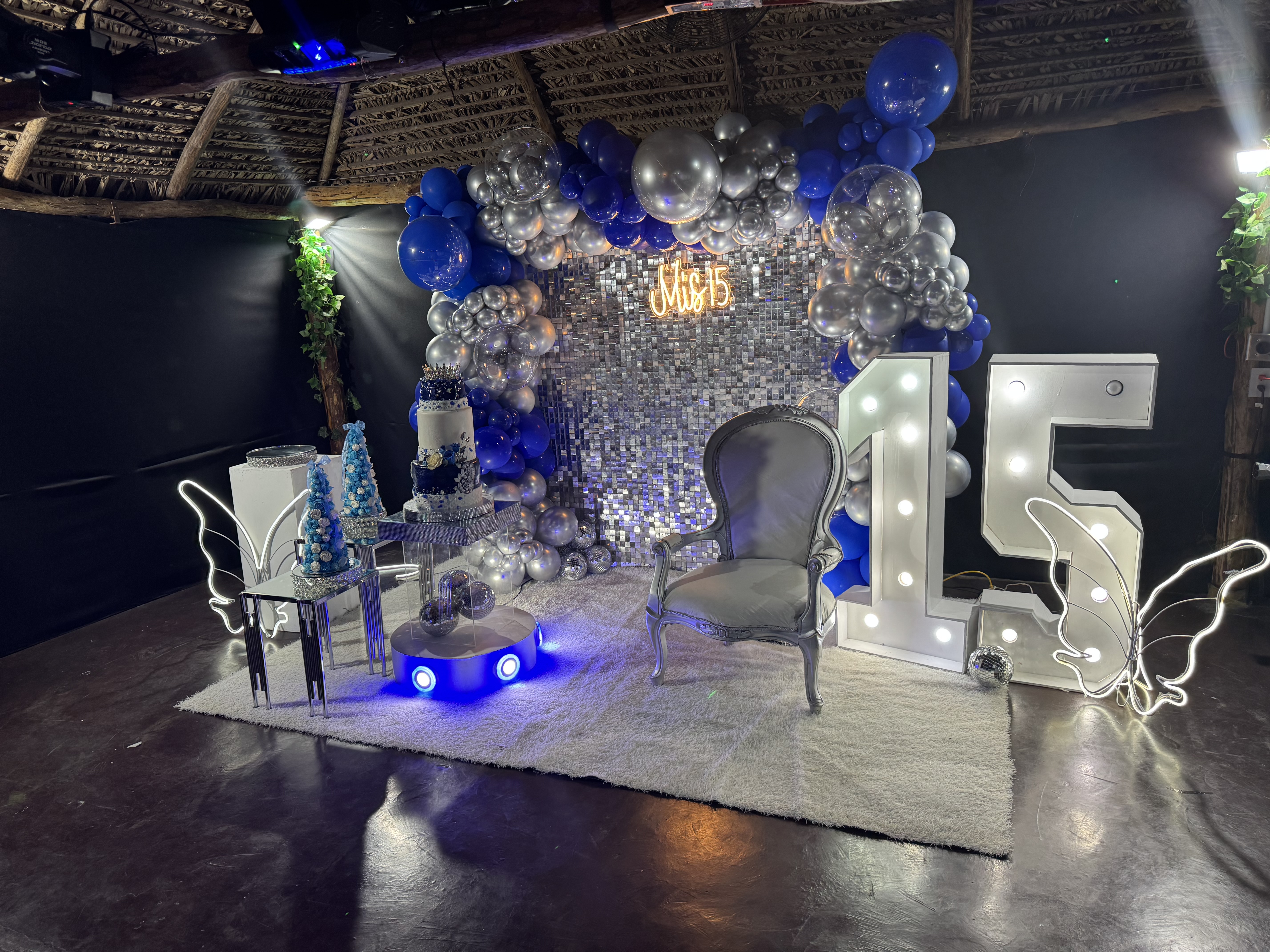 Vista del espacio exterior en La Choza