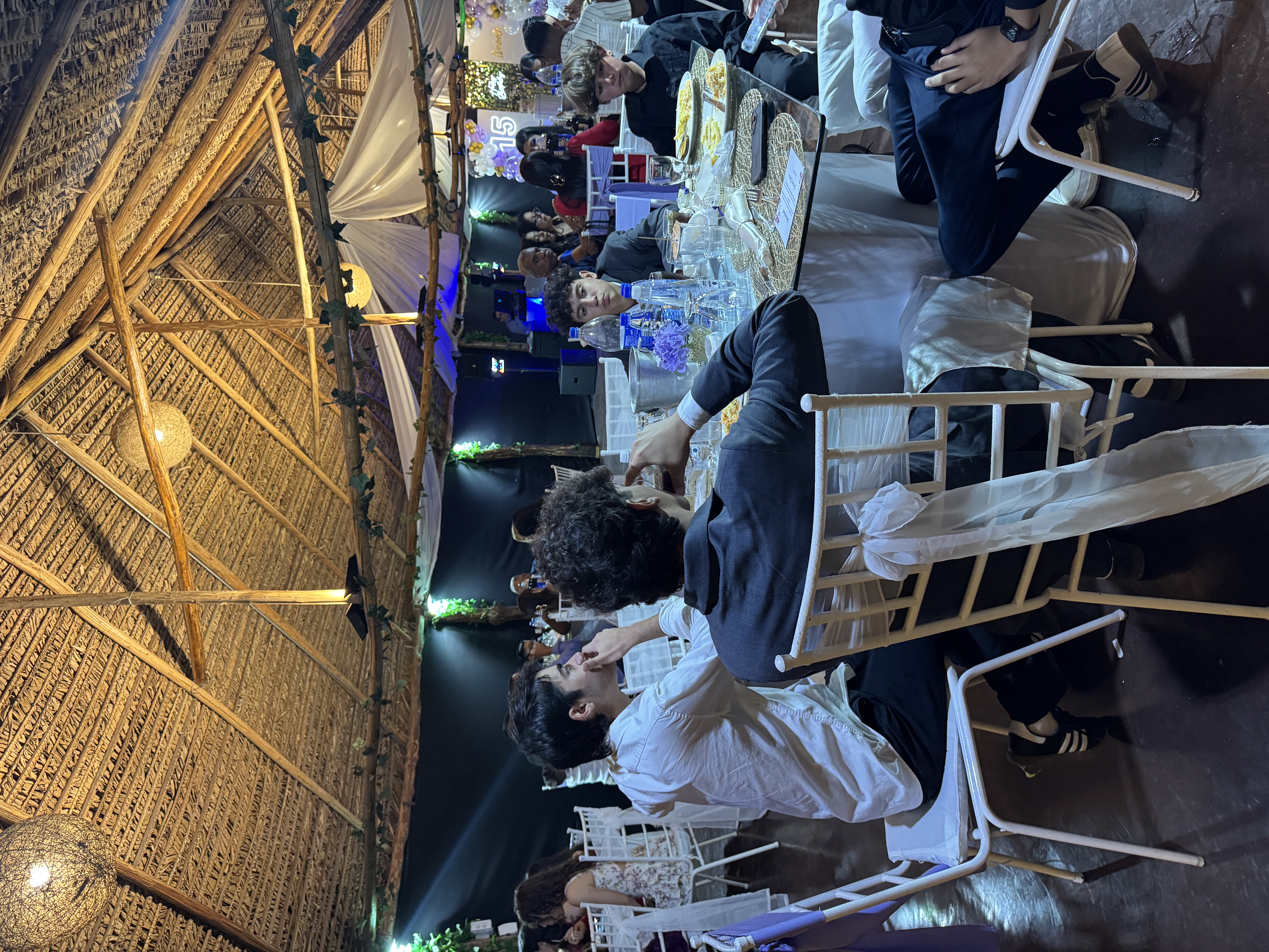 Decoración festiva para cumpleaños en La Choza